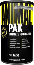 Load image into Gallery viewer, Animal Pak - Convenient Multivitamin for Men & Women Daily All-in-One Vitamin & Supplement Pack - Zinc, Vitamins C, B, D, Amino Acids, and Immune Support - Sports Nutrition Performance - 44 Count