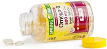 Load image into Gallery viewer, Spring Valley Omega-3 500 mg from Fish Oil Heart Health, Lemon, 360 Softgels (Pack of 2)