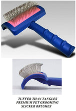 Load image into Gallery viewer, Transgroom Tuffer Than Tangles Slicker with Regular Pins