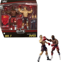 Load image into Gallery viewer, WWE Elite Collection 2 Pack - Mr. T vs Rowdy Roddy Piper 6-in Action Figures with Boxing Robes and Swappable Hands, Posable Collectible Gift for WWE Fans Ages 8 Years Old and Up