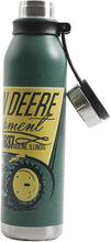 Load image into Gallery viewer, Gibson John Deere Thermal Double Wall Stainless Steel, 22.5oz Original Tractor Bottle, Green