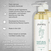 Load image into Gallery viewer, Puracy Natural Shampoo 16 Fl Oz (Pack of 2)
