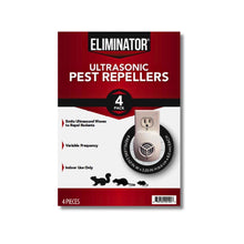 Load image into Gallery viewer, Ultrasonic Pest Repeller 4-Pack – Indoor Electronic Insect &amp; Rodent Control for Home, Kitchen, Office