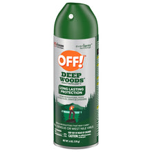 Load image into Gallery viewer, OFF! Deep Woods Mosquito Repellent V, up to 8 Hours of Protection from Mosquitoes, 6 oz