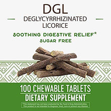 Load image into Gallery viewer, Nature&#39;s Way DGL (Without Fructose), 100 Chewable Tablets. Pack of 2 Bottles
