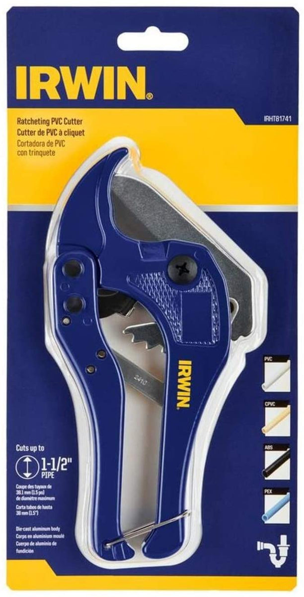 IRWIN RATCHETING PVC CUTTER 1.5