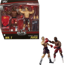 Load image into Gallery viewer, WWE Elite Collection 2 Pack - Mr. T vs Rowdy Roddy Piper 6-in Action Figures with Boxing Robes and Swappable Hands, Posable Collectible Gift for WWE Fans Ages 8 Years Old and Up
